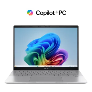ASUS Vivobook S14 S3407QA-SF067W (Snapdragon X X1 26 100-16GB Ram LPDDR5X 8448MHz-512GB NVMe-Qualcomm Adreno Graphics-14 Inch FHD OLED- Win11-Cool Silver)