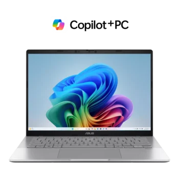 ASUS Vivobook S14 S3407QA-SF067W (Snapdragon X X1 26 100-16GB Ram LPDDR5X 8448MHz-512GB NVMe-Qualcomm Adreno Graphics-14 Inch FHD OLED- Win11-Cool Silver)