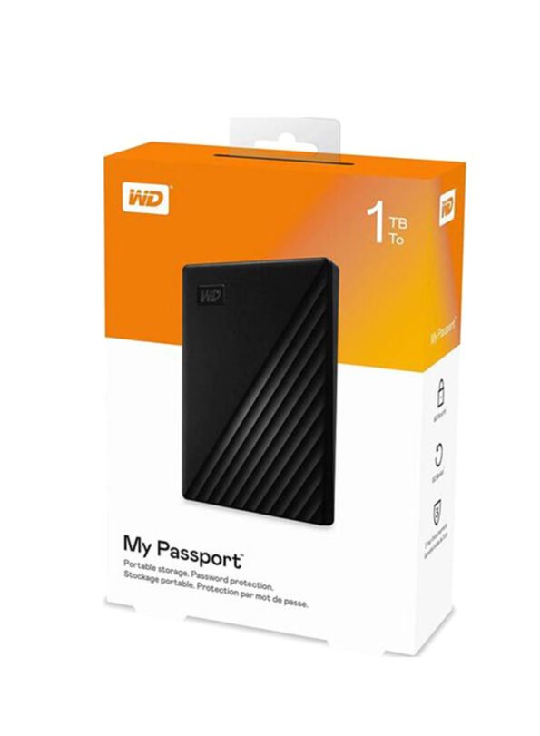 WD My Passport Portable External Hard Drive 1TB Black 5