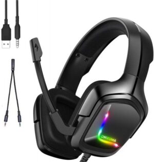 HP ENVY 15-es000ca HP ENVY 15-es000ca Headset Stereo RGB With LED Light Noise-Cancelling Mic For Mobile/PC/PS4/XBOX One /Ma