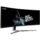 Samsung 49 Inch QLED Gaming Monitor 3840 x 1080 - 1 MPRT - 144 Hz Super Ultra-wide screen- Screen Curvature 1,800R