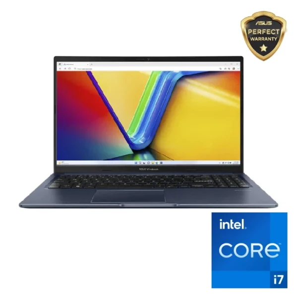 Asus Vivobook 15 X1502ZA-BQ007W ( Core i7-12700H-8GB Ram DDR4-3200-512NVMe-Intel UHD Graphics -Intel Iris Xᵉ Graphics With Dual Channel Memory-15.6FHD, Win 11 - Quiet Blue )