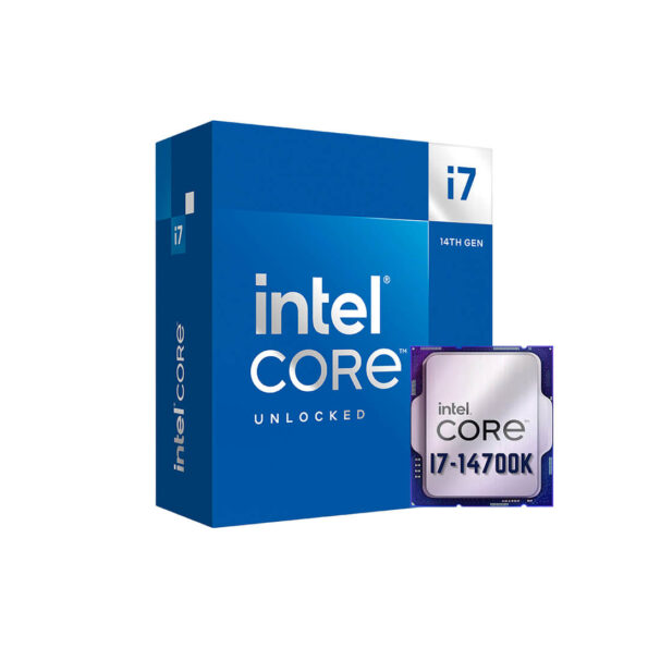 Intel Core i7-14700K 20 Cores 8P 12E 28 Threads Up to 5.6GHz 33MB Cache 125W Base 253W Turbo DDR5 DDR4 Support PCIe 5.0 LGA 1700