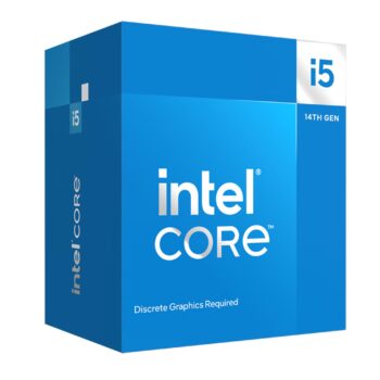 CPU Intel i5-14400F Intel Core i5-14400F 10C 16T 2.5GHz 4.7GHz Turbo 20MB Cache DDR4 DDR5 PCIe 5.0 65W TDP Cooler Included