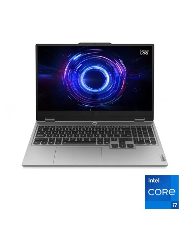 Lenovo LOQ 15IRX10 - Core i7-14700HX-24G Ram DDR5-4800- 512 GB NVMe-VGA Nvidia 8G RTX5050- 15.6FHD 144Hz- Luna Grey - Win 11 - 2 Year Warranty