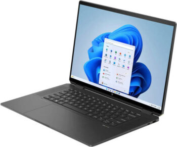 HP Spectre x360 2-in-1 Laptop 16-aa0013dx - Intel Core Ultra 7 155U- 16 GB DDR5-6400-1TB NVMe- Intel Arc Graphics-16.0 WQXGA Touch 120Hz- Win11-Nightfall black- 977P5UA