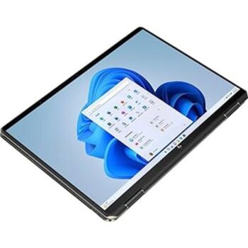 HP Spectre x360 2-in-1 16-f2023dx(core i7-1360P-16GB Ram DDR4-1TB Nvme-Intel Arc A370M Graphics 4GB GDDR6-16" UHD+UWVA OLED Touch-Full-size Backlit Keyboard-Finger Print+Hp Rechargeable MPP 2.0 Tilt Pen-Win11-Nightfall Black