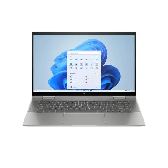 HP Envy x360 15-EW1058 2-IN-1 - Core i5-1335U, 8G Ram, 512GB NVMe, 15.6FHD Touch - Backlit Keyboard, Win11, Mineral Silver