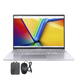ASUS Vivobook 16 X1605VA-OACH007W ( Core i7 13620H- 16G Ram- 512GB NVMe- 16" FHD OLED-Win 11-Cool Silver ) Wired optical mouse (USB)+Backpack