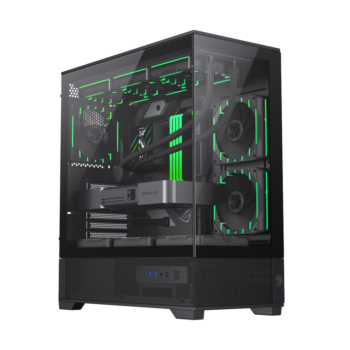 1759040597330826 Gamemax WISTA 2 AB ATX Gaming Case - Black